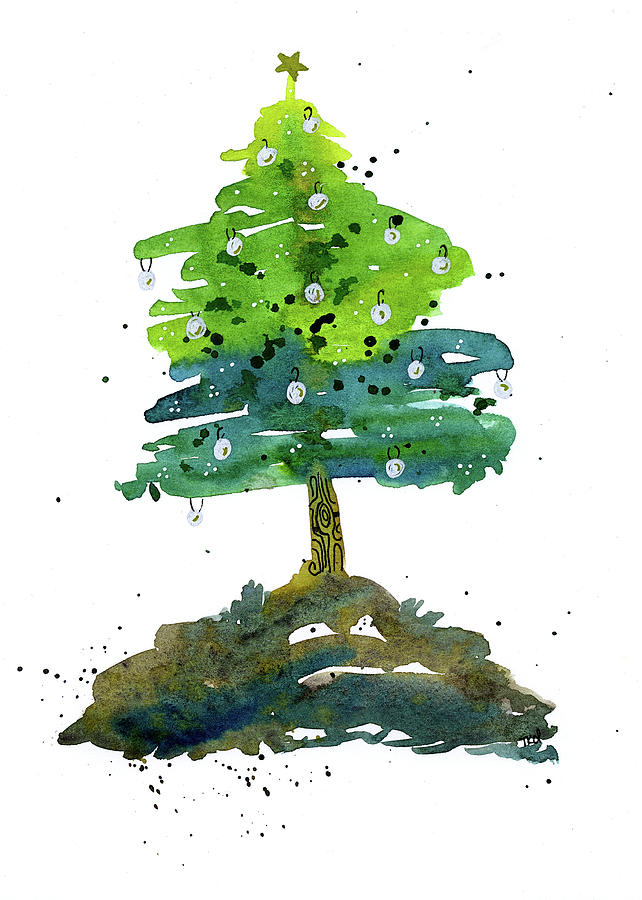Troll Tree Painting by Tonya Doughty