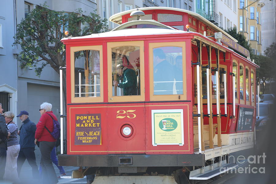 Trolley Car San Francisco  Photograph by Chuck Kuhn