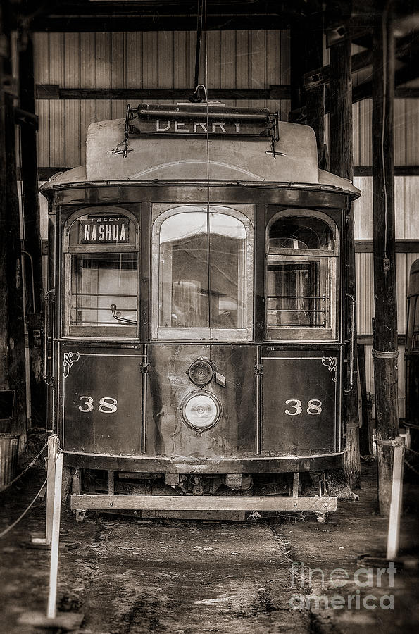 Transportation Photograph - Trolley NO. 38 by Jerry Fornarotto
