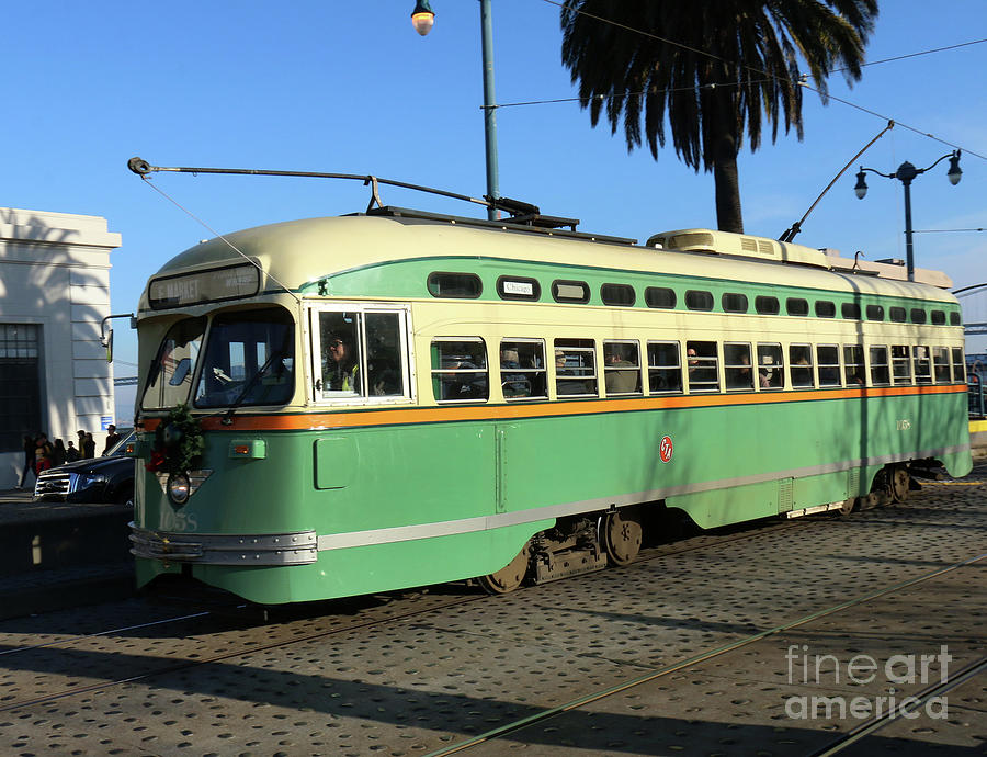 Trolley Number 1058 Photograph by Steven Spak