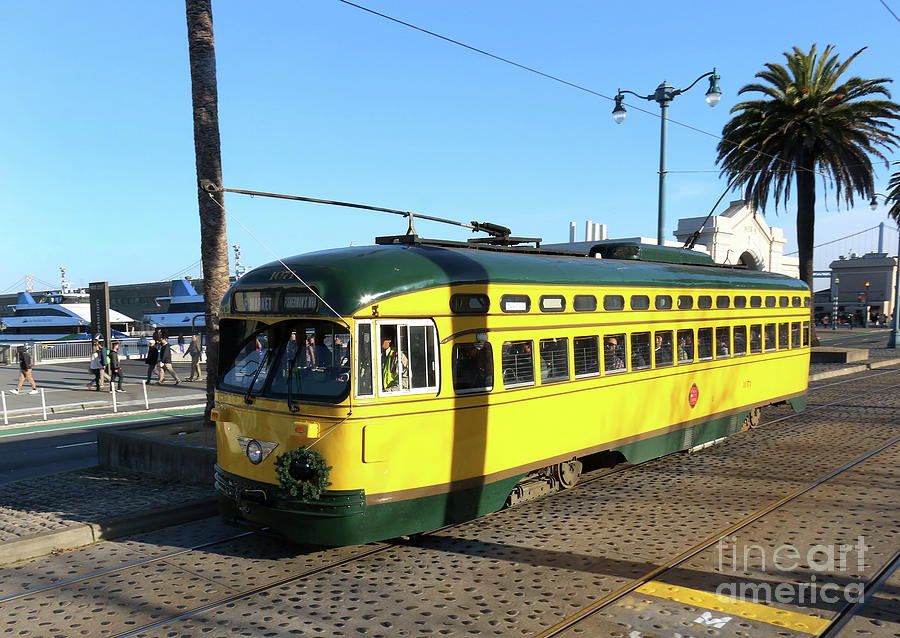 Trolley Number 1071 Photograph by Steven Spak
