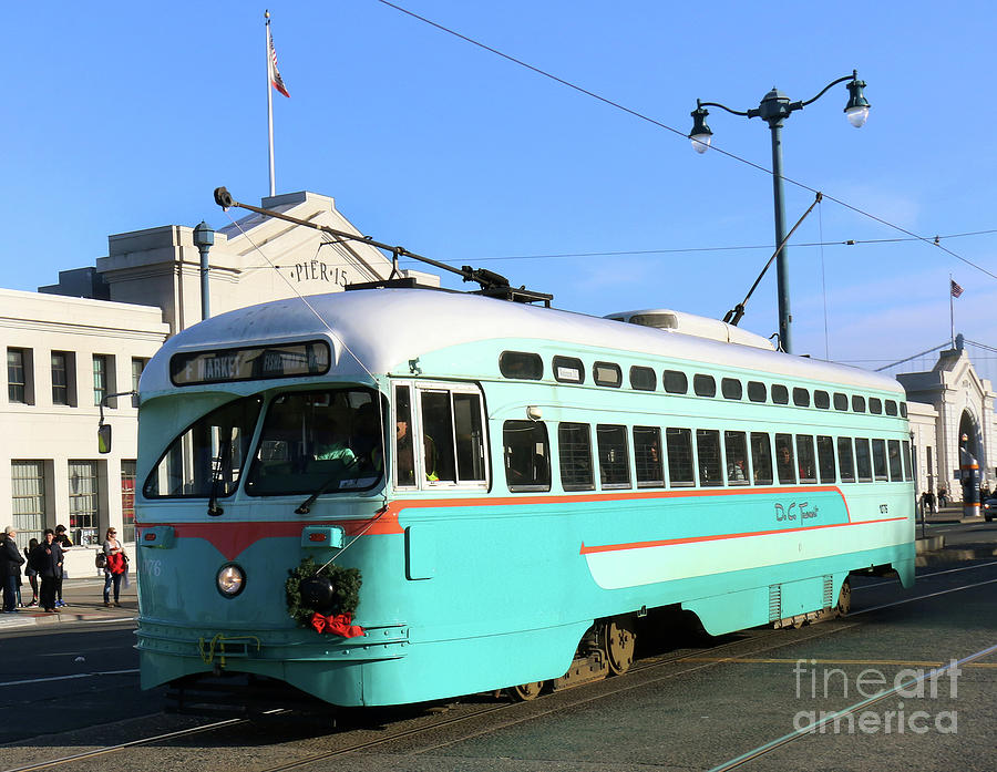 Trolley Number 1076 Photograph by Steven Spak