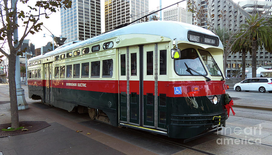 Trolley Number 1077 Photograph by Steven Spak