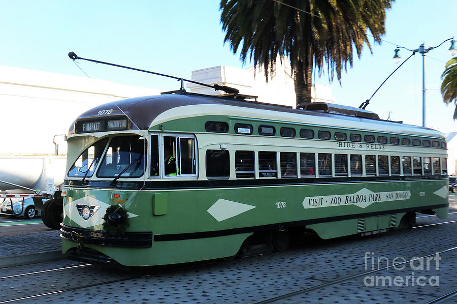Trolley Number 1078 Photograph by Steven Spak