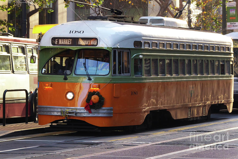 Trolley Number 1080 Photograph by Steven Spak