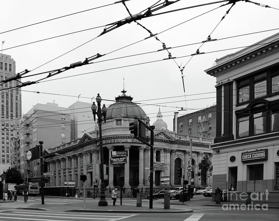 Trolly Bus Wires Photograph by Cheryl Del Toro