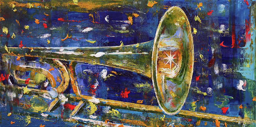 Trombone Painting by Michael Creese