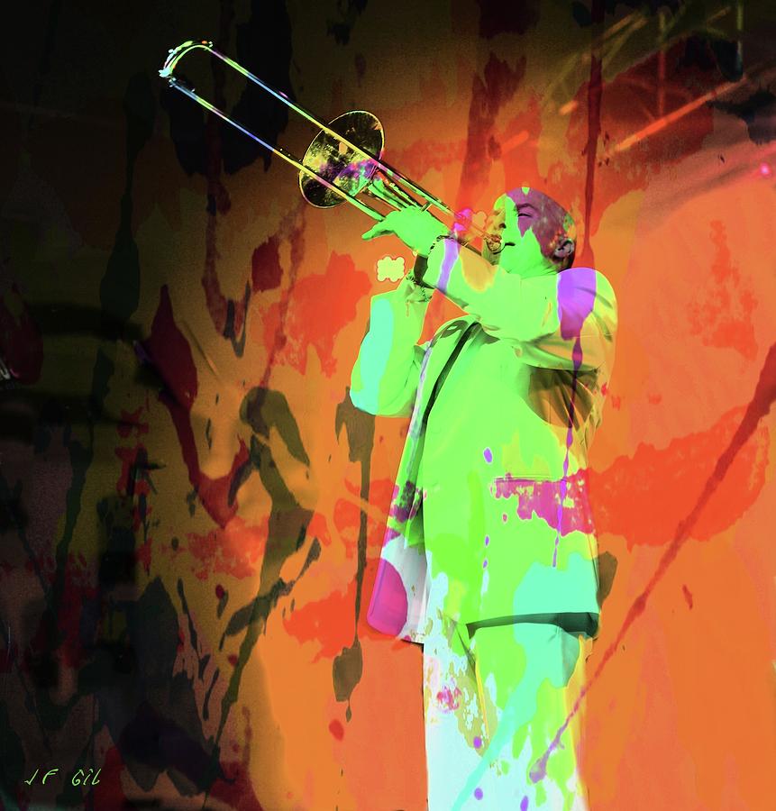 Trombone Player,2 Photograph by Jean Francois Gil