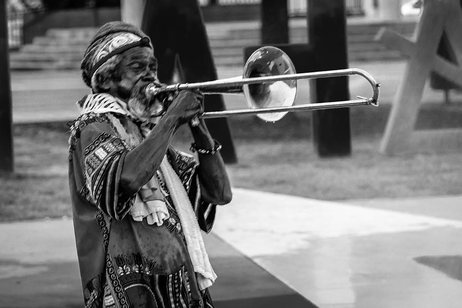 Trombonist Photograph by Gregory Daley  MPSA