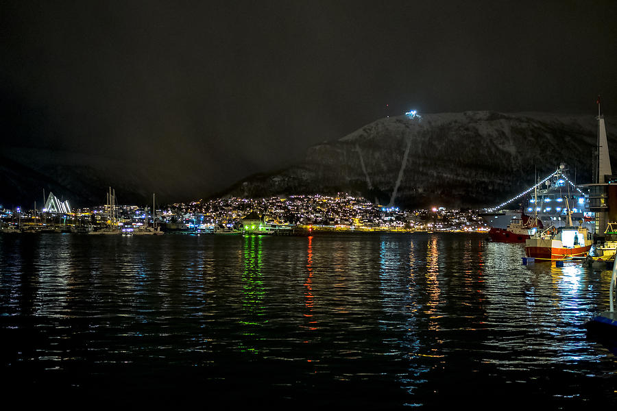 Tromso Harbour Photograph by Mark Llewellyn