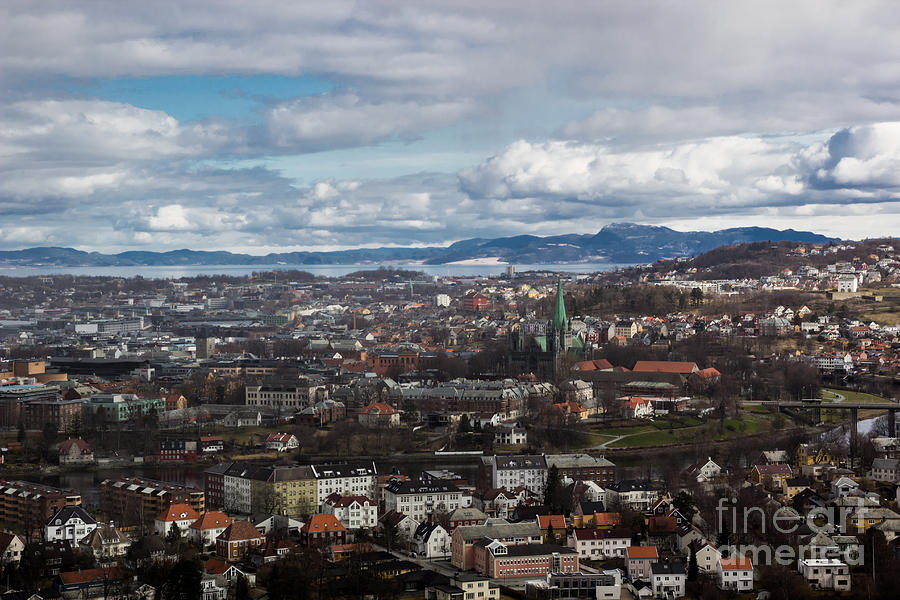 Trondheim From Above Photograph by Suzanne Luft