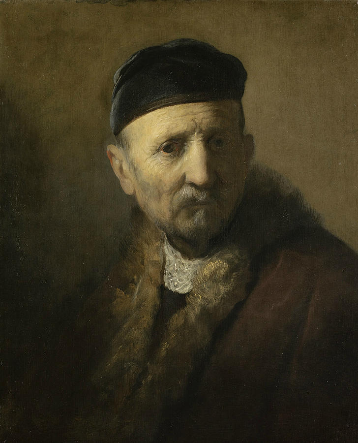 Tronie of an Old Man Painting by Rembrandt