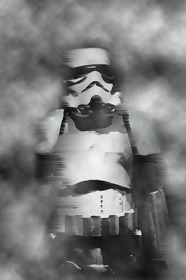 Star Wars Ceramic Art - Trooper by Roy Crowther