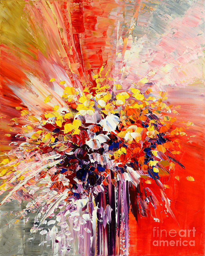 Flower Painting - Tropic Intensity by Tatiana Iliina