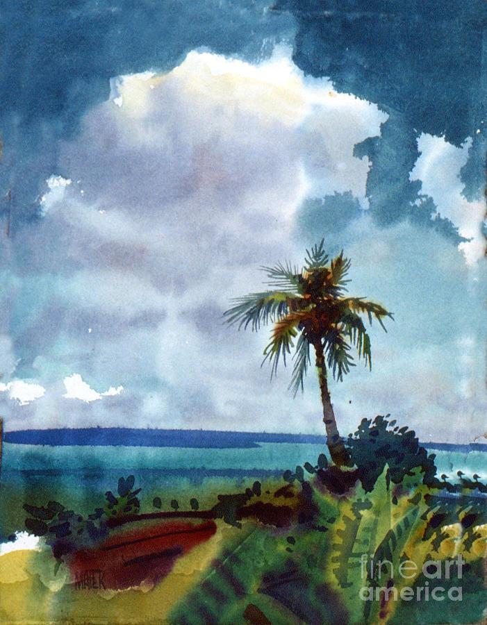 Tropical Afternoon Painting by Donald Maier