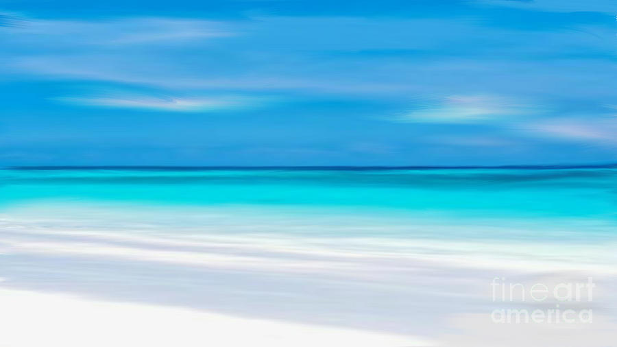 Paradise Mixed Media - Tropical Bay by Anthony Fishburne