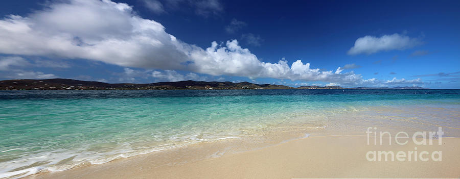 Tropical Beach Panorama II Photograph by Mary Haber