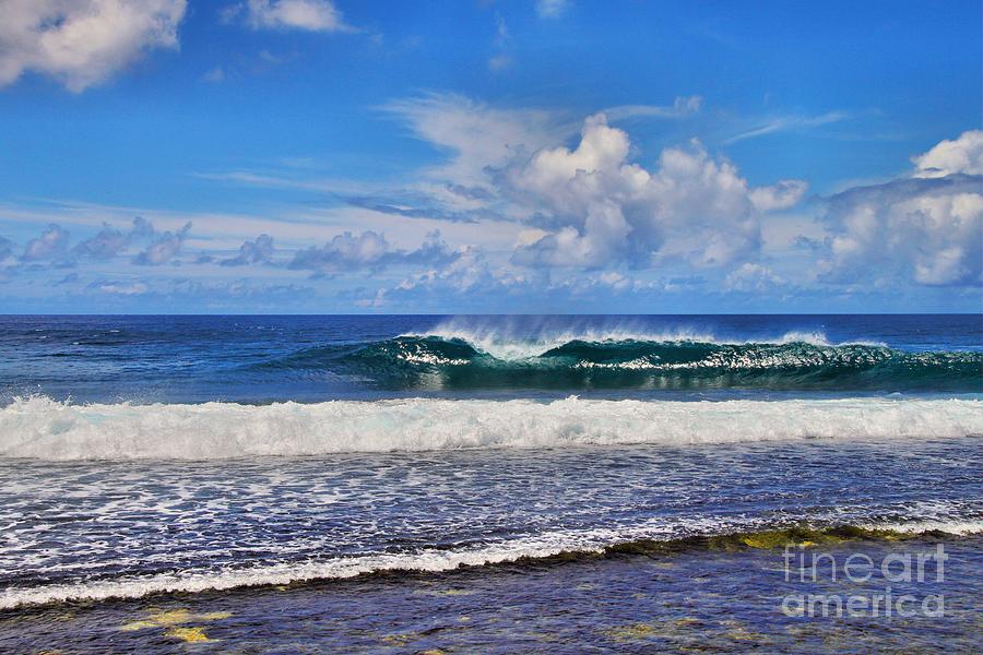Tropical Beach Waves Photograph by Scott Cameron