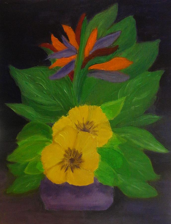 Tropical Bird of Paradise Flower Arrangement by Rosie Foshee Tropical Bird of Paradise Flower Arrangement by Rosie Foshee