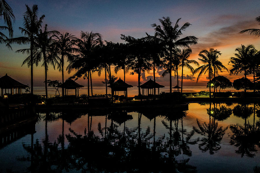 Bali Tropical Sunrise Photograph by M G Whittingham
