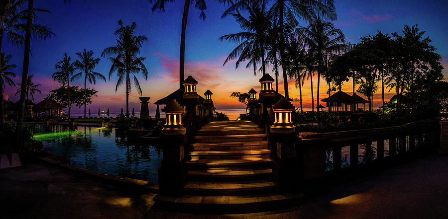 Sunset in Bali Paradise Photograph by M G Whittingham