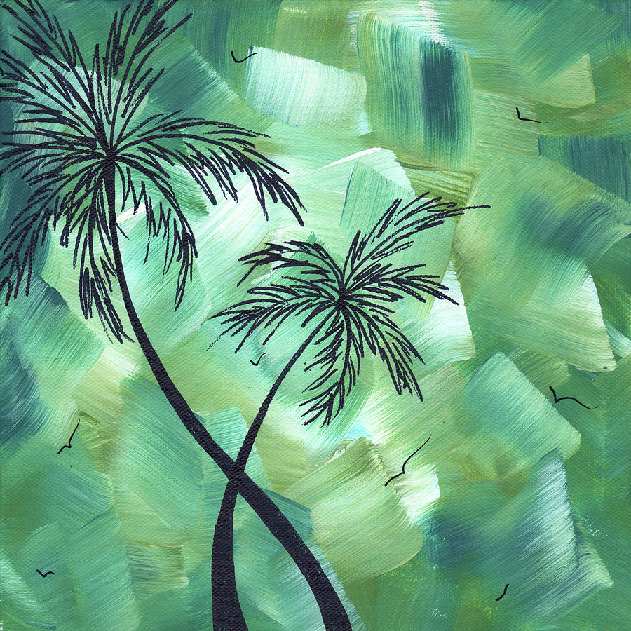 Tropical Dance 3 by MADART Painting by Megan Aroon