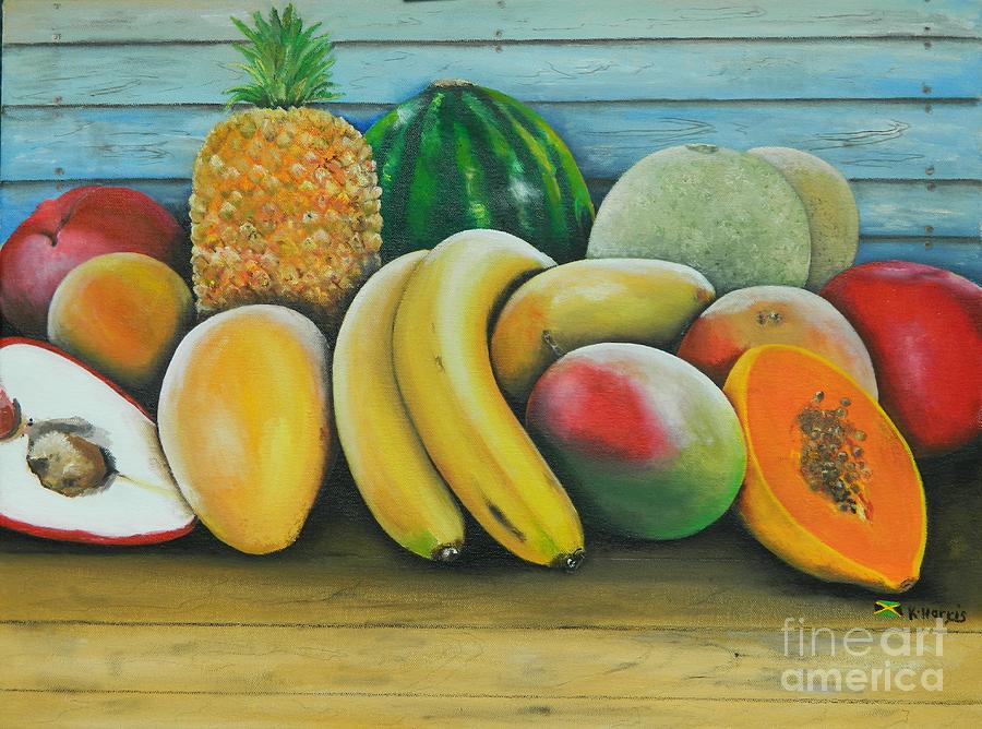 Tropical Delight 3 Painting by Kenneth Harris