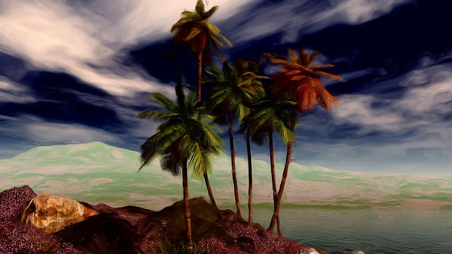 Tropical Dreams on a Cold December Morning Digital Art by David Lane