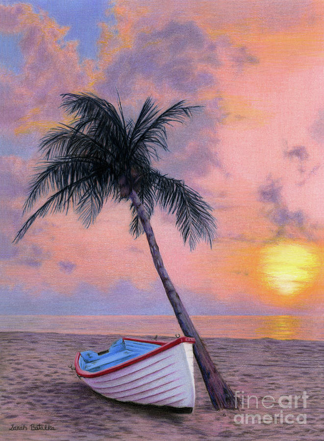 Tropical Painting - Tropical Escape by Sarah Batalka Tropical Painting - Tropical Escape by Sarah Batalka