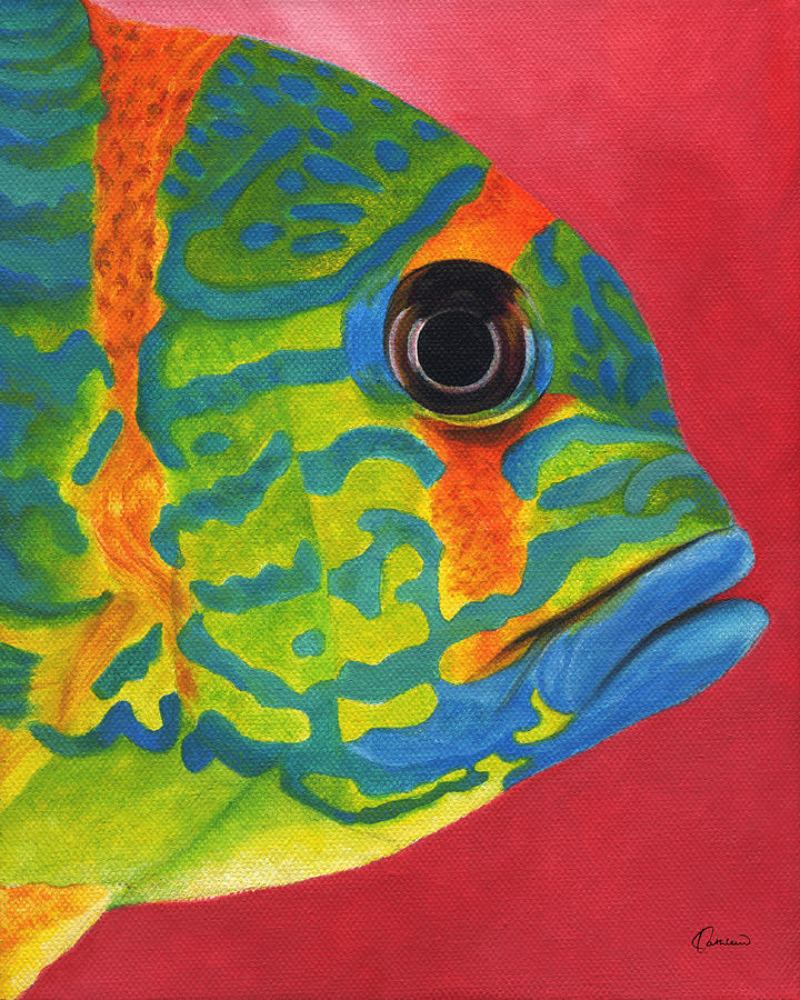 Fish Painting - Tropical Fish by Kathleen Wong