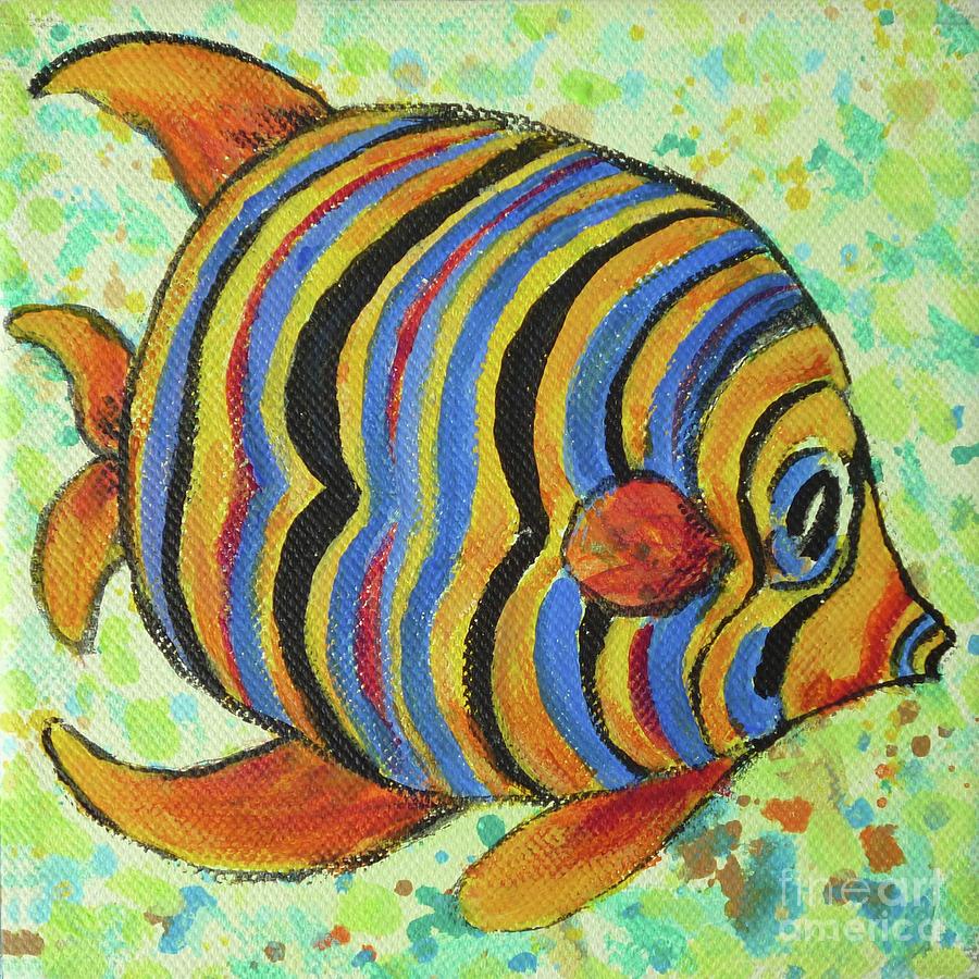 Tropical Fish Series 4 of 4 Painting by Gail Kent | Fine Art America