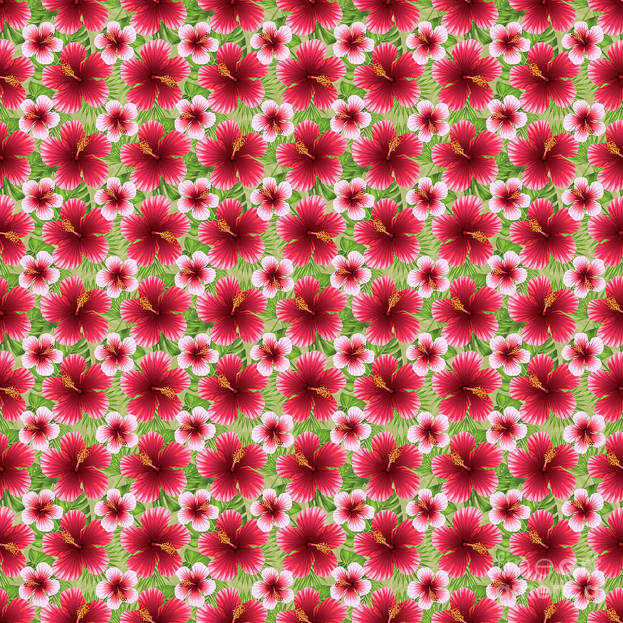 Tropical Flowers Digital Art by Diane K Smith