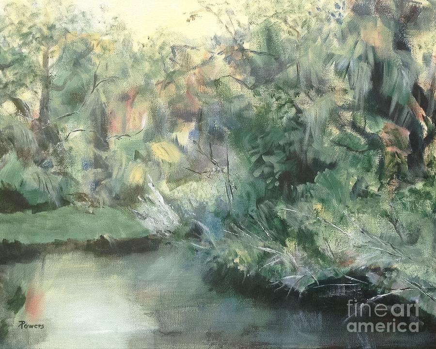 Tropical Forest Painting by Mary Lynne Powers