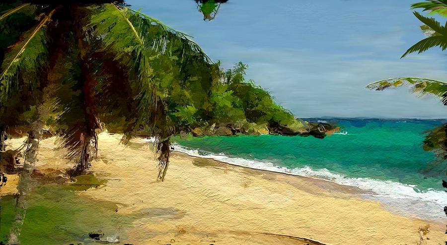 Tropical gentle breeze  Digital Art by Anthony Fishburne