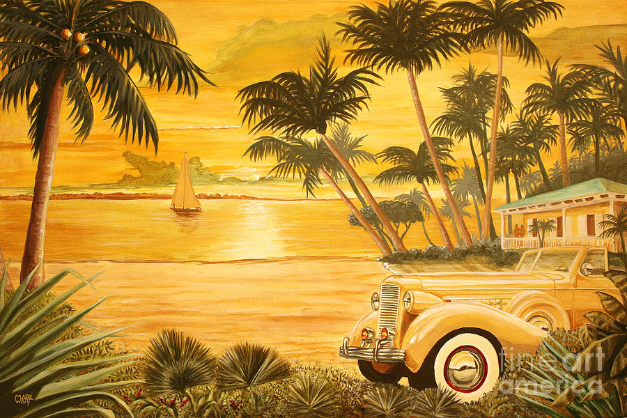 Fathers Day Painting - Tropical Getaway by Mark Watts