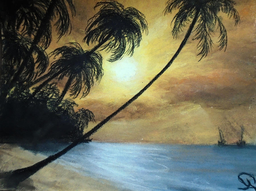 Tropical Grip Painting by Jen Shearer