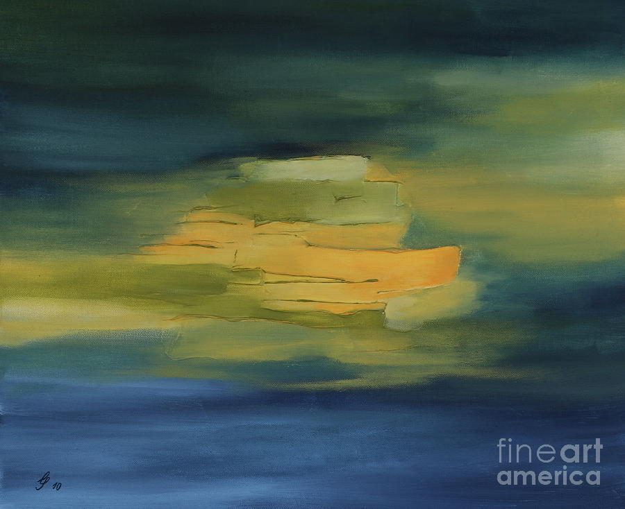 Abstract Painting - Tropical Island  by Christiane Schulze Art And Photography