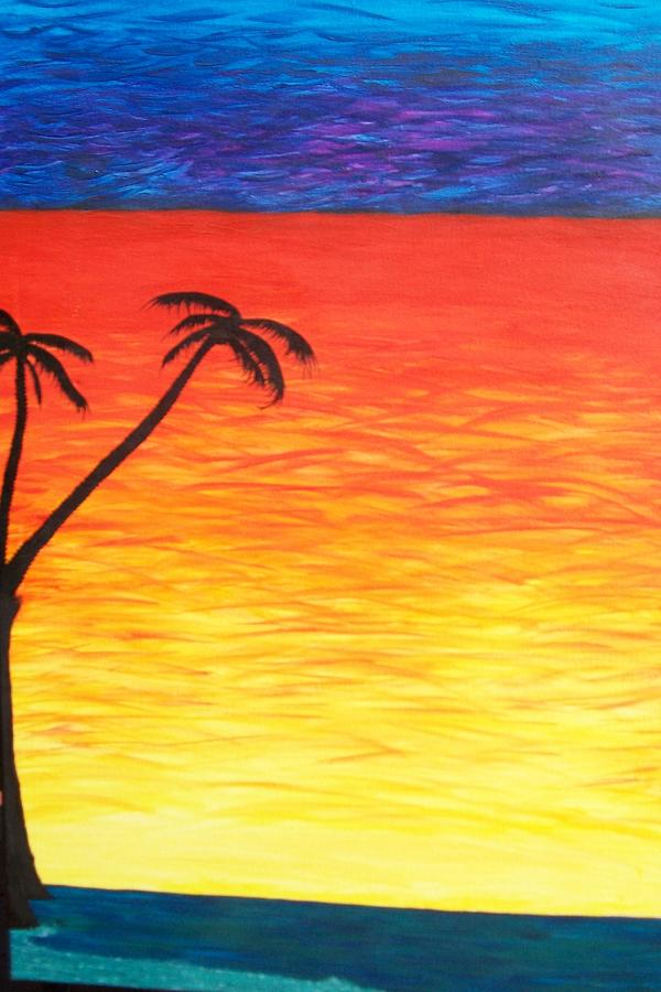 Tropical island escape Painting by Hayley Jones | Pixels