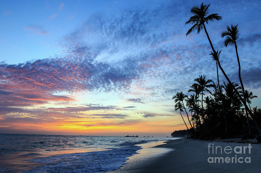 Tropical Island Sunrise Photograph by Jennifer Ludlum