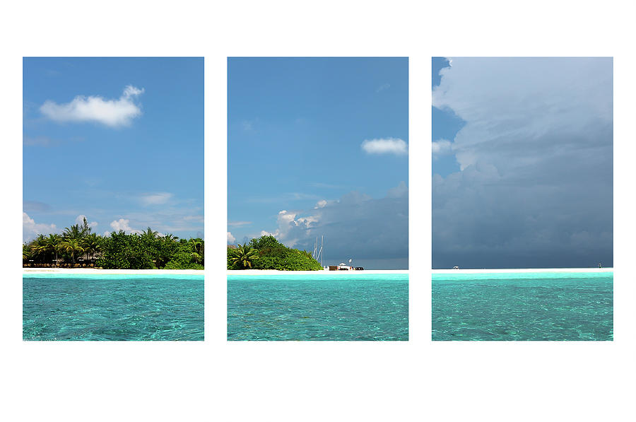 Tropical Island Triptych Photograph by Jenny Rainbow