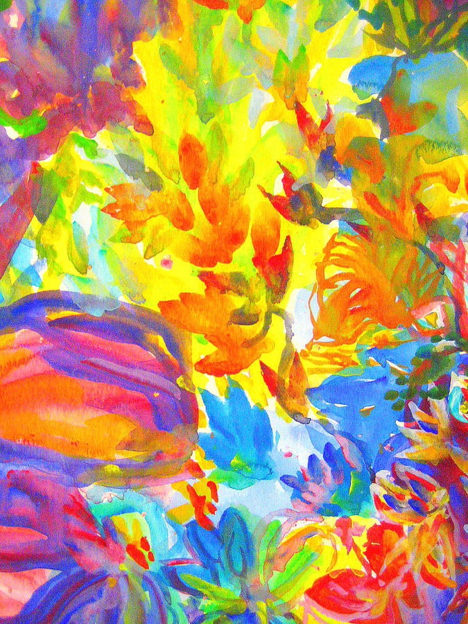 Tropical Painting by Kathy Bassett