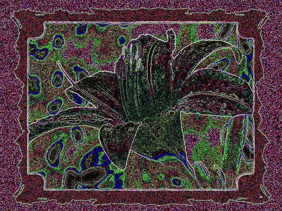 Tropical Lily 3 Digital Art by Will Borden