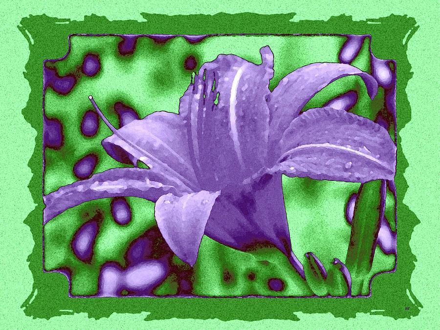 Tropical Lily 4 Digital Art by Will Borden