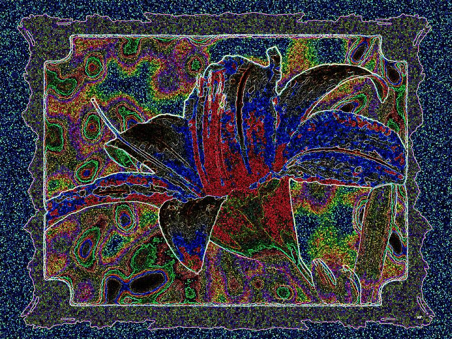 Tropical Lily 5 Digital Art by Will Borden