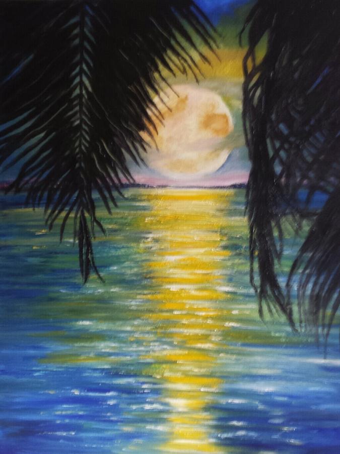 Tropical Nights Painting by Joel Cafiero - Fine Art America