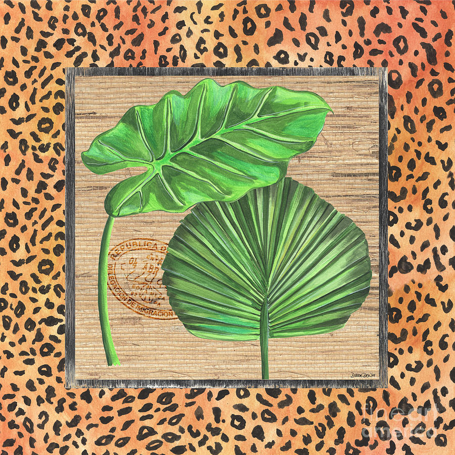 Tropical Palms 1 Painting by Debbie DeWitt