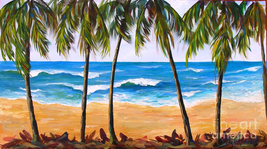 Tropical Palms 2 Painting by Phyllis Howard