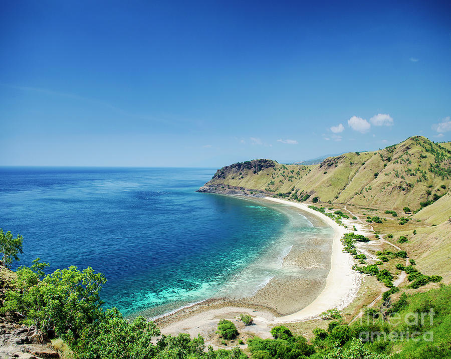 Tropical Paradise Cristo Rei Beach Near Dili East Timor Asia Photograph by JM Travel Photography
