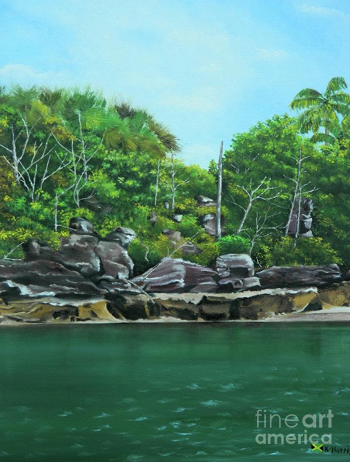 Tropical Paradise Painting by Kenneth Harris