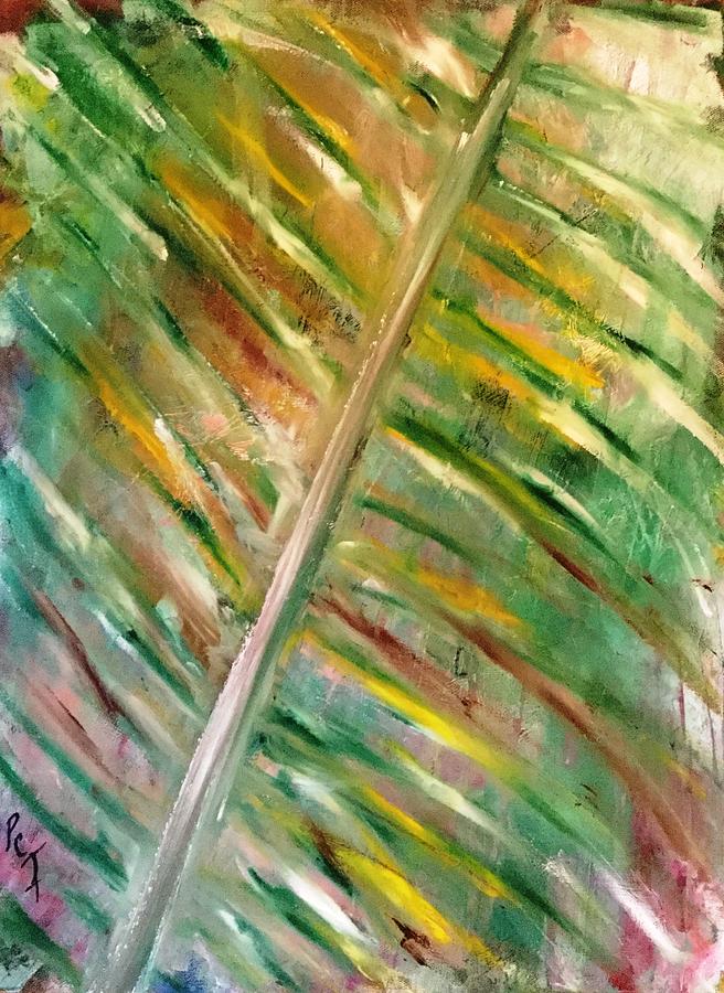 Abstract Painting - Tropical Rain by Patricia Clark Taylor